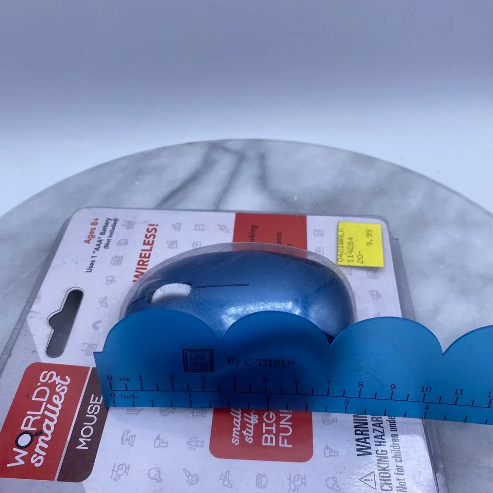 World's Smallest Wireless Mouse Blue Mini Working Ergonomic 4206 NEW Westminster